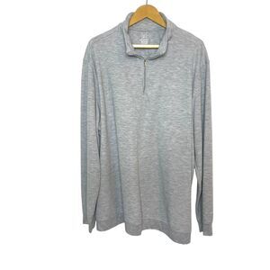 George 1/4 Zip Men's‎ Gray Pullover Size 3XL